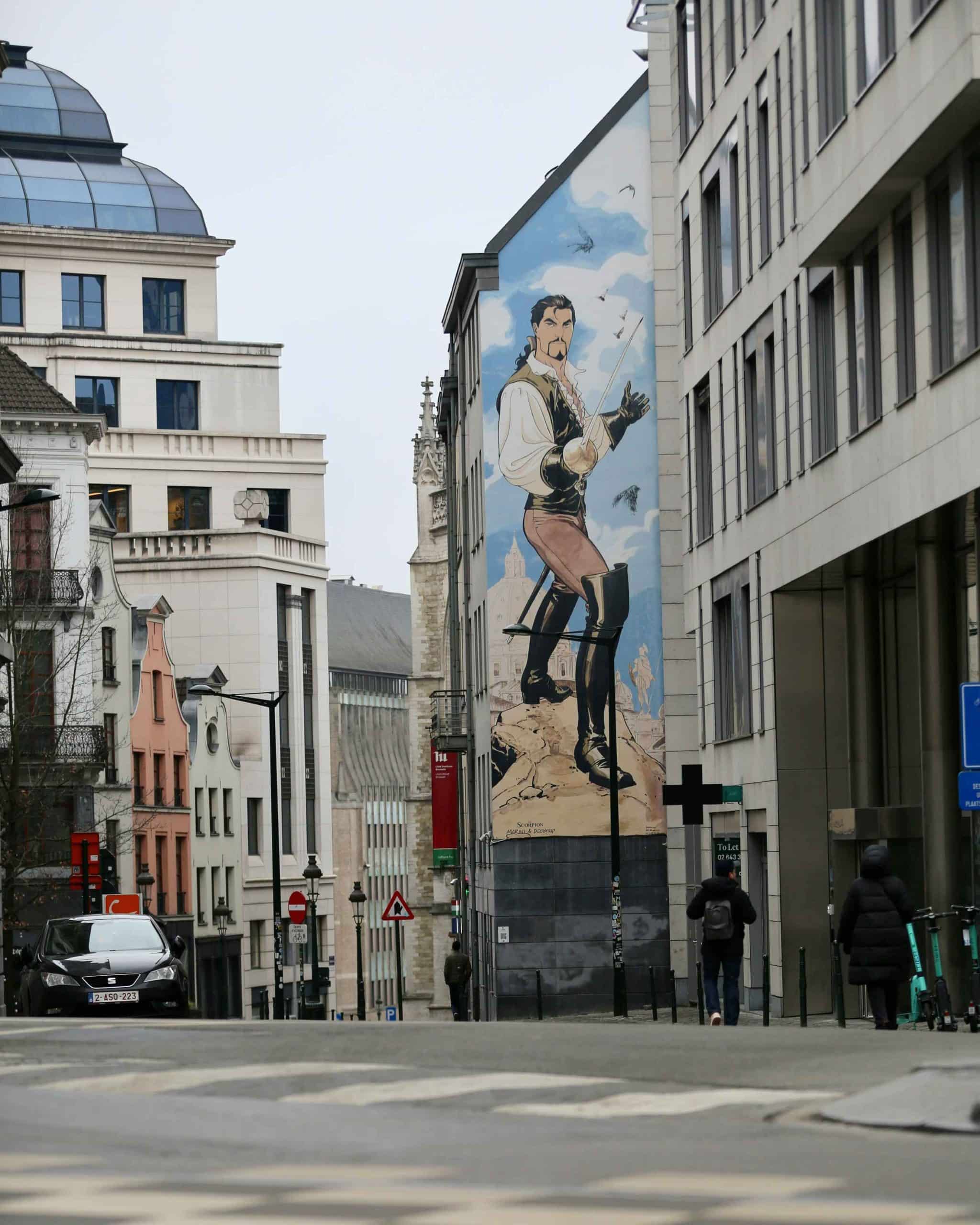 De stripverhalenroute in Brussel